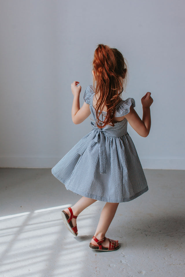 girls seersucker dress