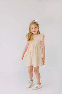 little girls vintage inspired polka dot dress