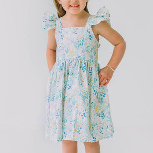 little girls pastel easter bunny dress