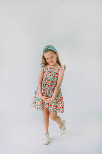ditsy floral twirl dress for girls
