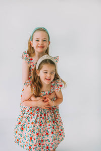 ditsy floral twirl dress for sisters