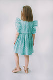 little girls daisy print easter dress