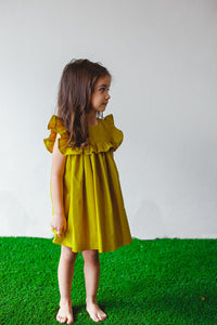 Mustard kids dress deals