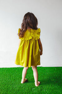 yellow dress for toddler
