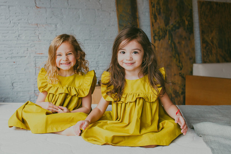 yellow dress for toddler girl