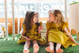 mustard yellow dress girls