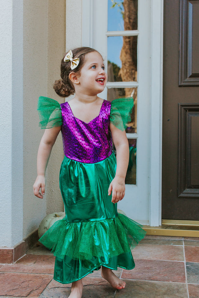 Ariel Little Mermaid Costume Party Dress – cuteheads
