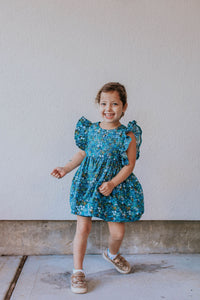 blue floral rifle paper co dress