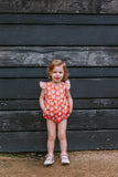 Infant Girl's Woodland Fox Print Print Bubble Romper