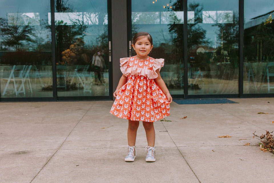 fox print dress