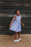 cotton floral twirl dress