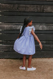 light purple cotton twirl dress