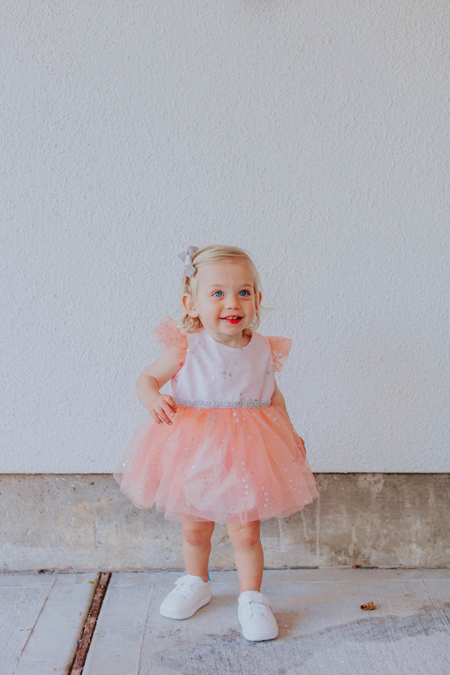 sweet as a peach first birthday outfit