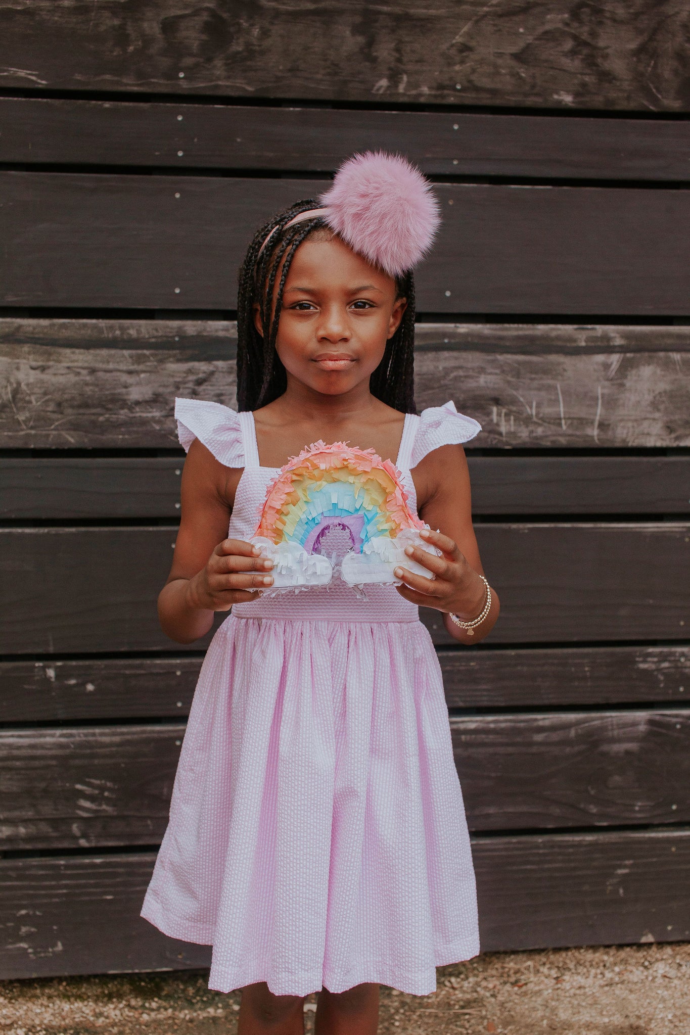 Unicorn dress little girl sales