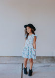 rainbow unicorn ruffle dress