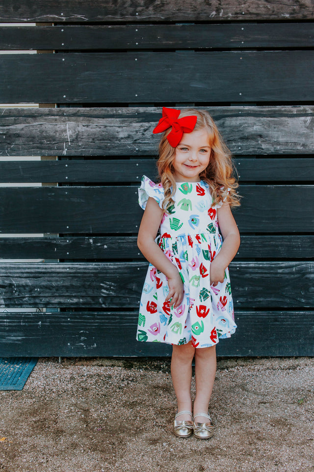 Cotton christmas dress outlet