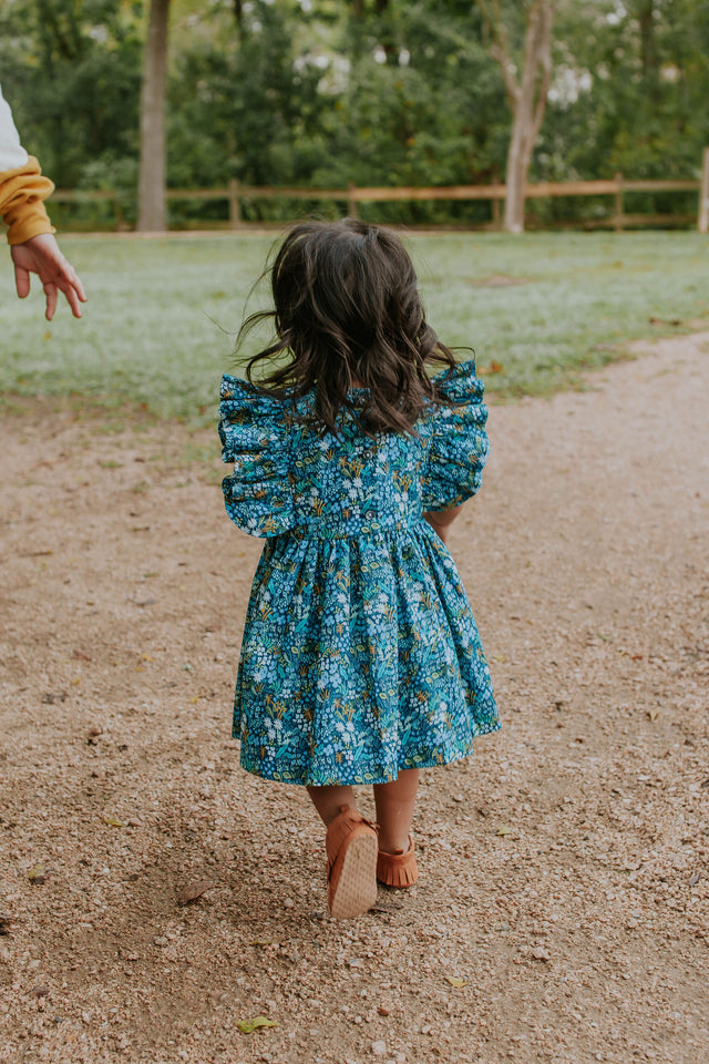 little girls rifle paper co floral dress