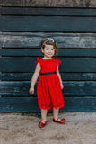 little girls red lace christmas dress 2020