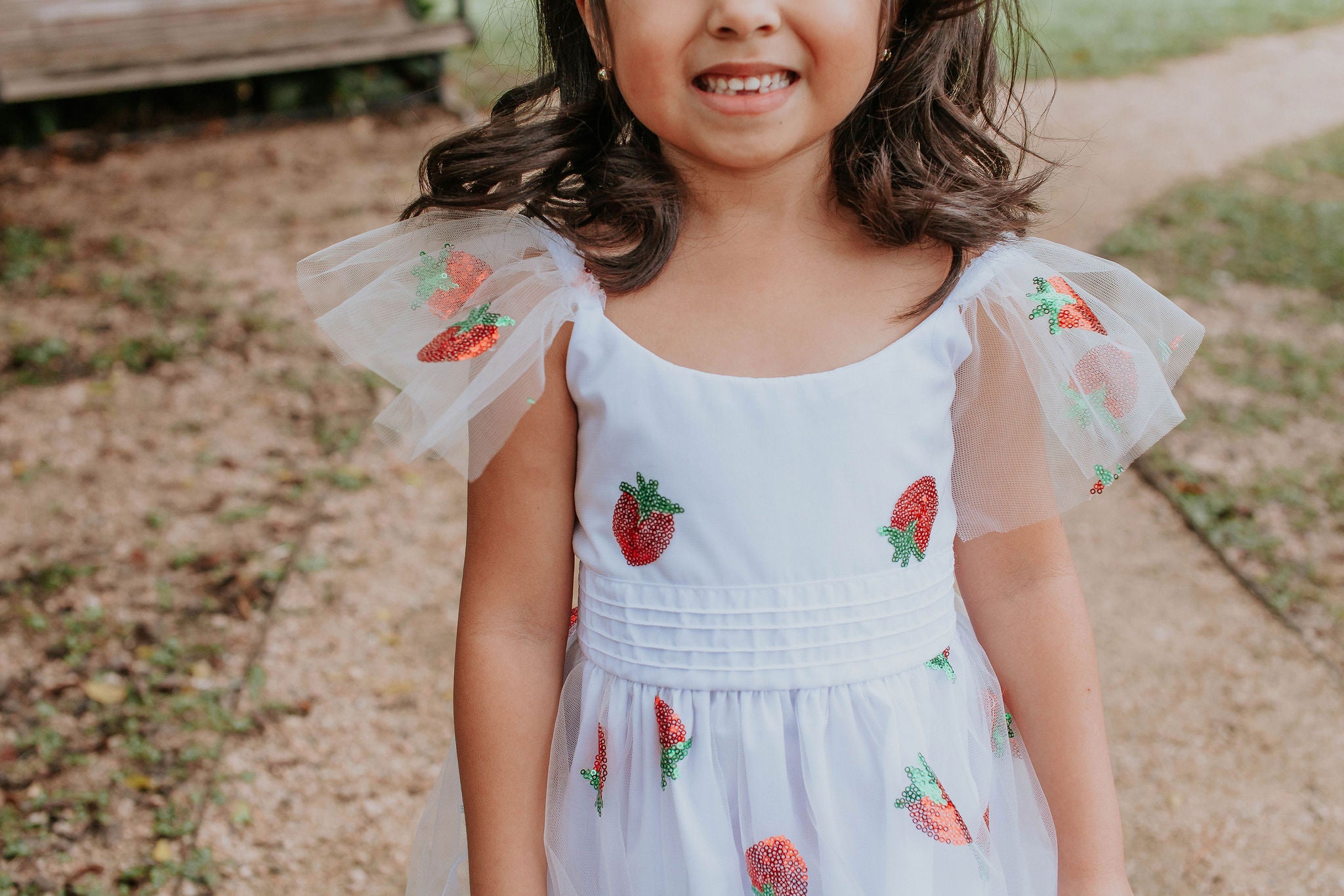Little girl new arrivals strawberry dress