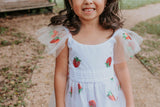 little girls strawberry dress