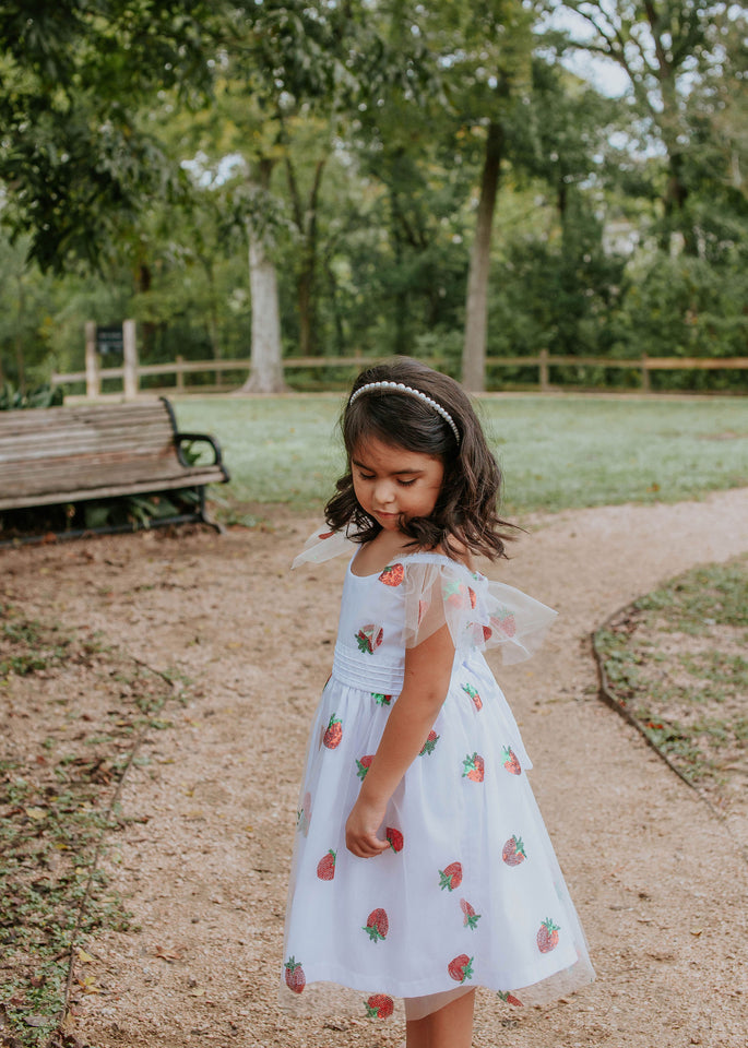 strawberry dress for girls