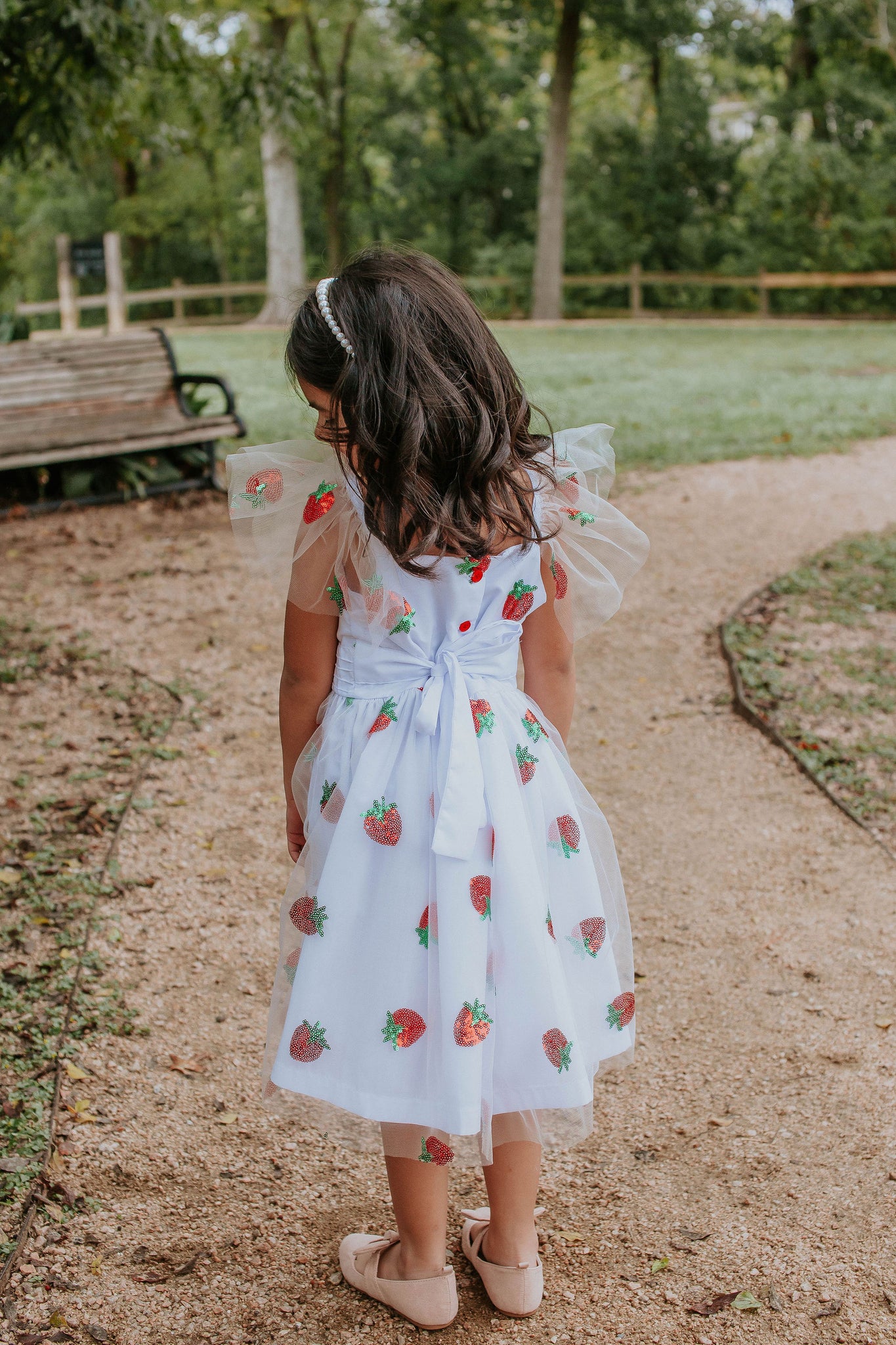 Little girl strawberry dress hotsell