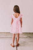 girls pink and gold ballet inspired twirl tutu dress