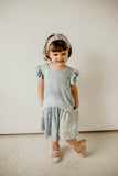 little girls tie dye birthday party dress