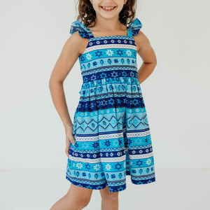 little girl's hanukkah dress