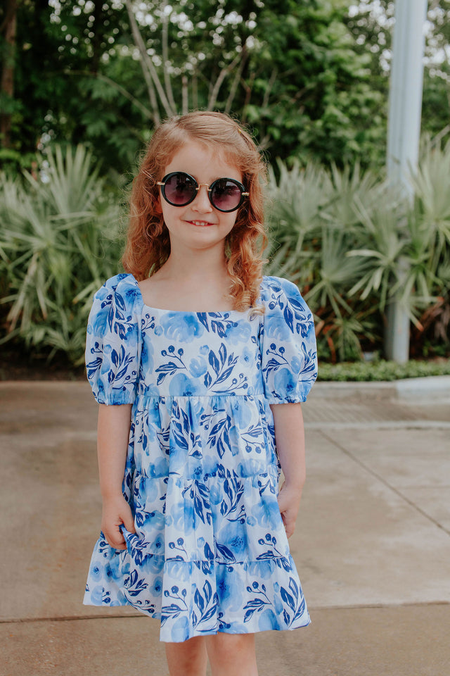 Watercolor deals floral dress