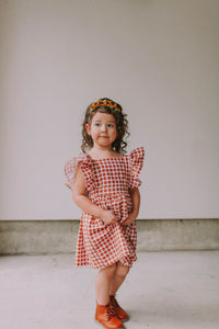 cinnamon colored dress for kids