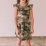little girls camo dress