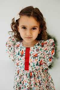 little girls Christmas twirl dress