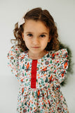 little girls Christmas twirl dress