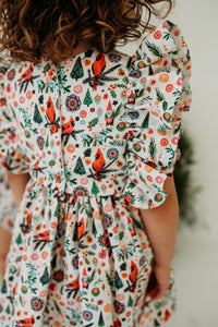 little girls Christmas dress
