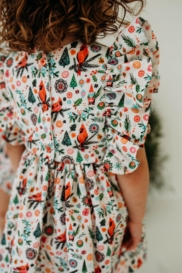 little girls Christmas dress