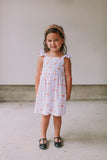 modern flamingo dress