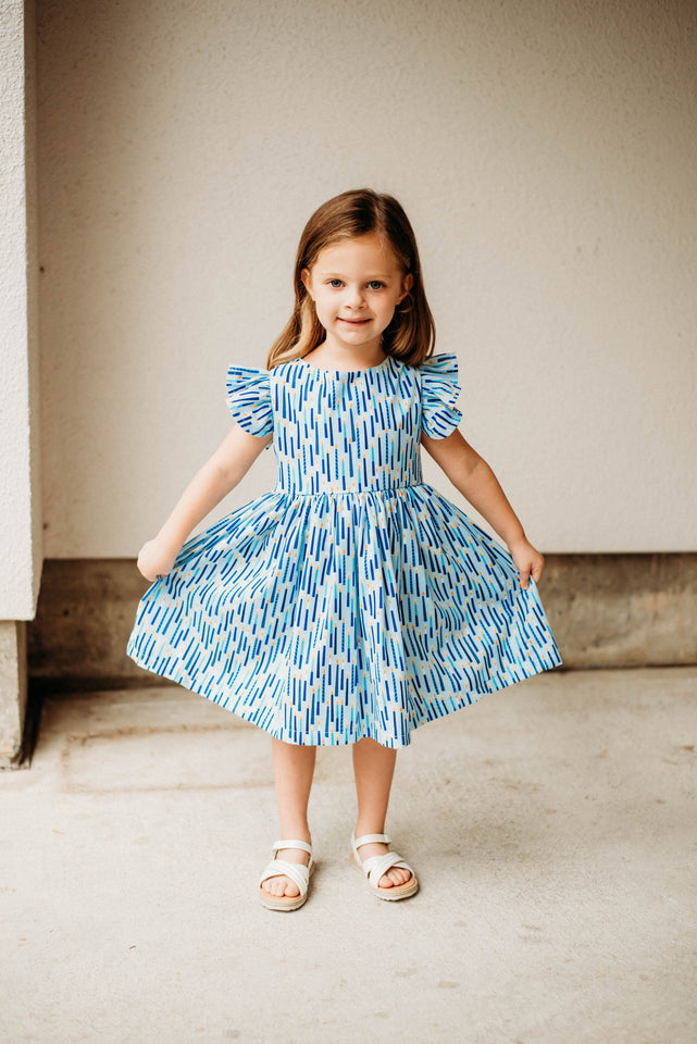 designer little girls hanukkah dress