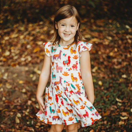 little girls alpaca dress
