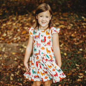 little girls alpaca dress