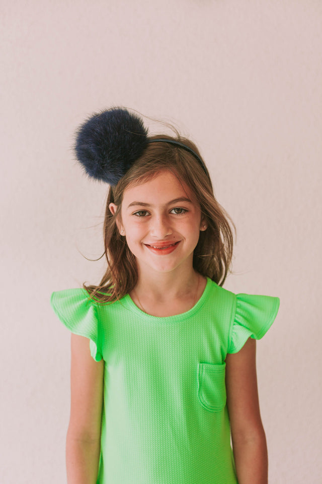 Faux Fur Puff Headband