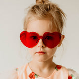 Little Girl's Heart Shaped Sunglasses