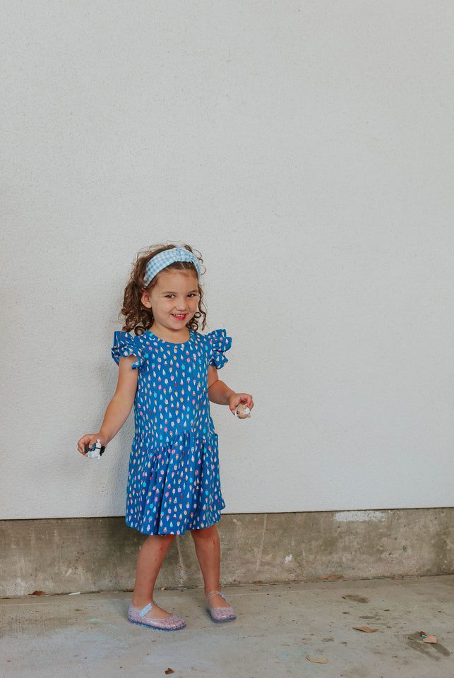 little girls cotton jersey ice cream and popsicle dress
