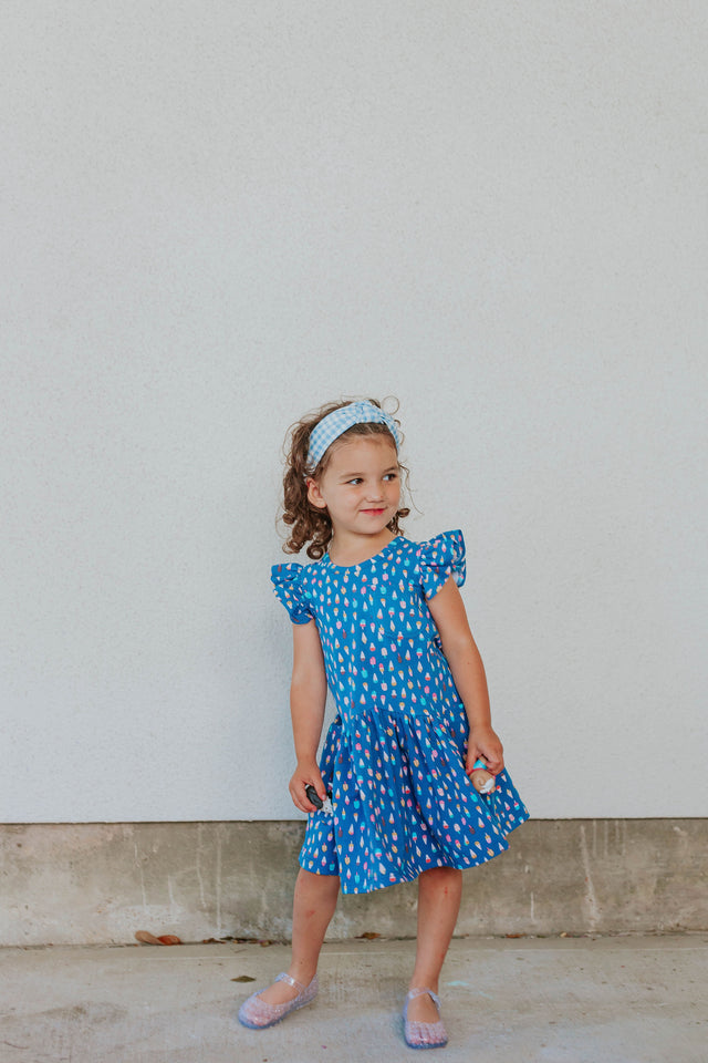 little girls cotton jersey ice cream and popsicle dress