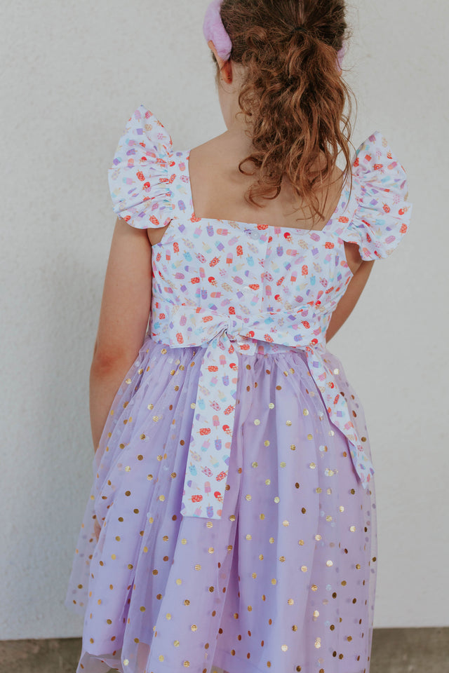 girls ice cream popsicle party dress