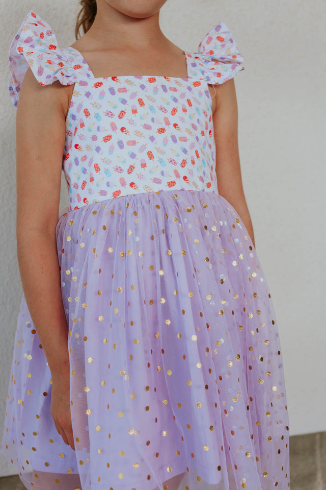 girls ice cream popsicle party twirl dress