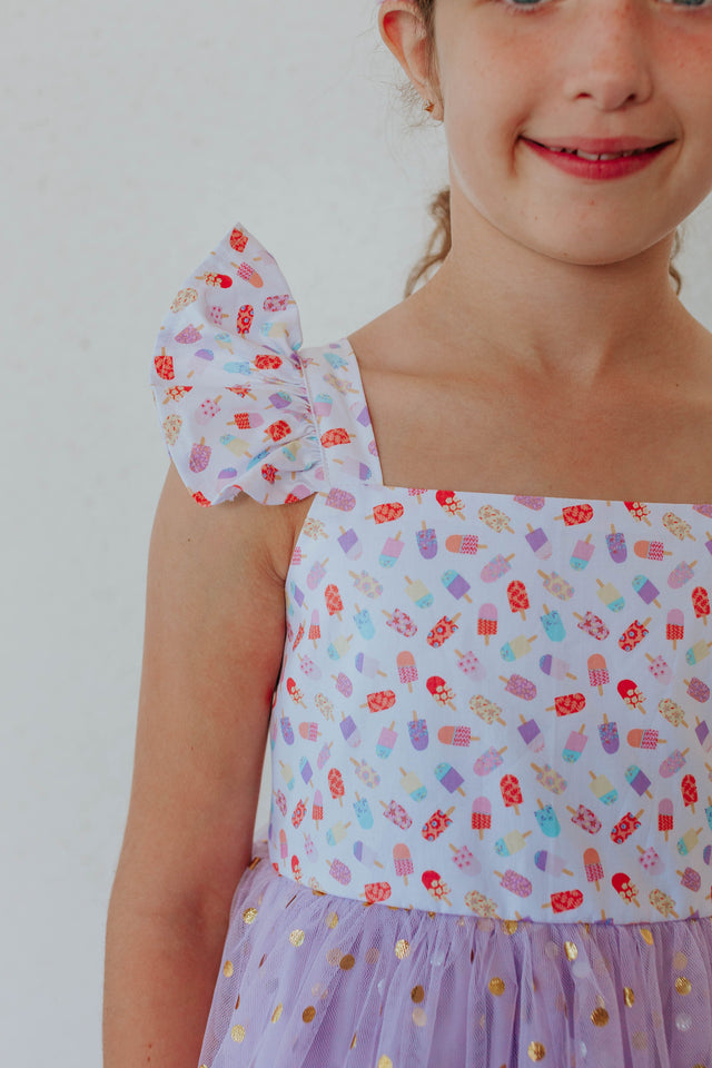 girls ice cream popsicle party dress