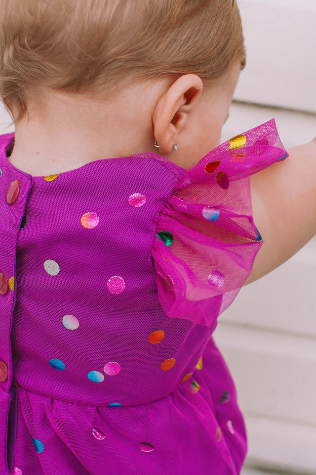 purple first birthday outfit