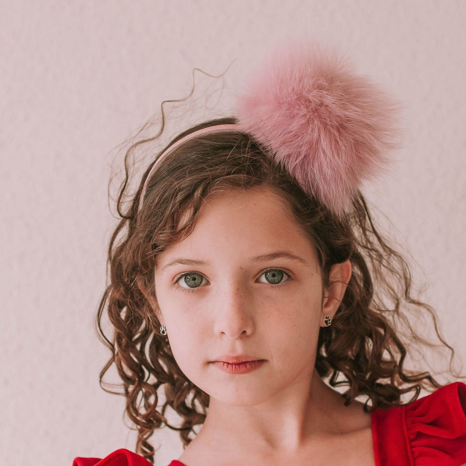 Faux Fur Puff Headband