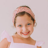 Little Girl's Bejeweled and Beaded Knotted Turban Headband One Size